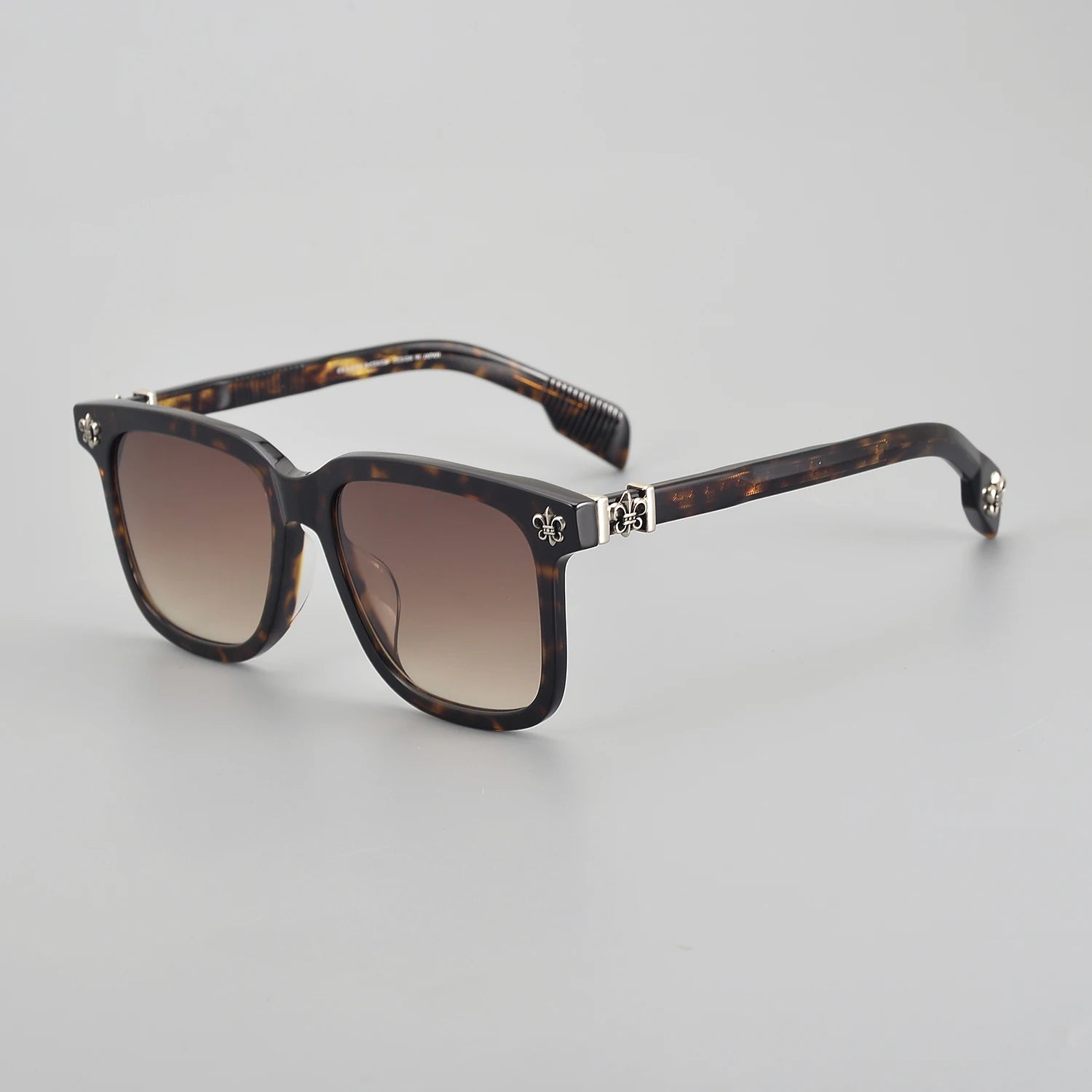 Fun Acetate Gradient Brown Transparent Gray Leopard Print Ladies Mountain Tinted Lenses Frame Mountain Mens Designer Sunglasses