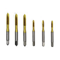 JIS Metric Machine Taps HSSE  Spiral Point  Tin Coated Metal Cutter Thread Cutting Tool M3-M10