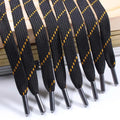 Custom Fabric Cotton Rope Twisted Flat Shape Polyester Metal End Drawcord Clothing Hoodie Cord Alloy Aglet Tip Drawstring