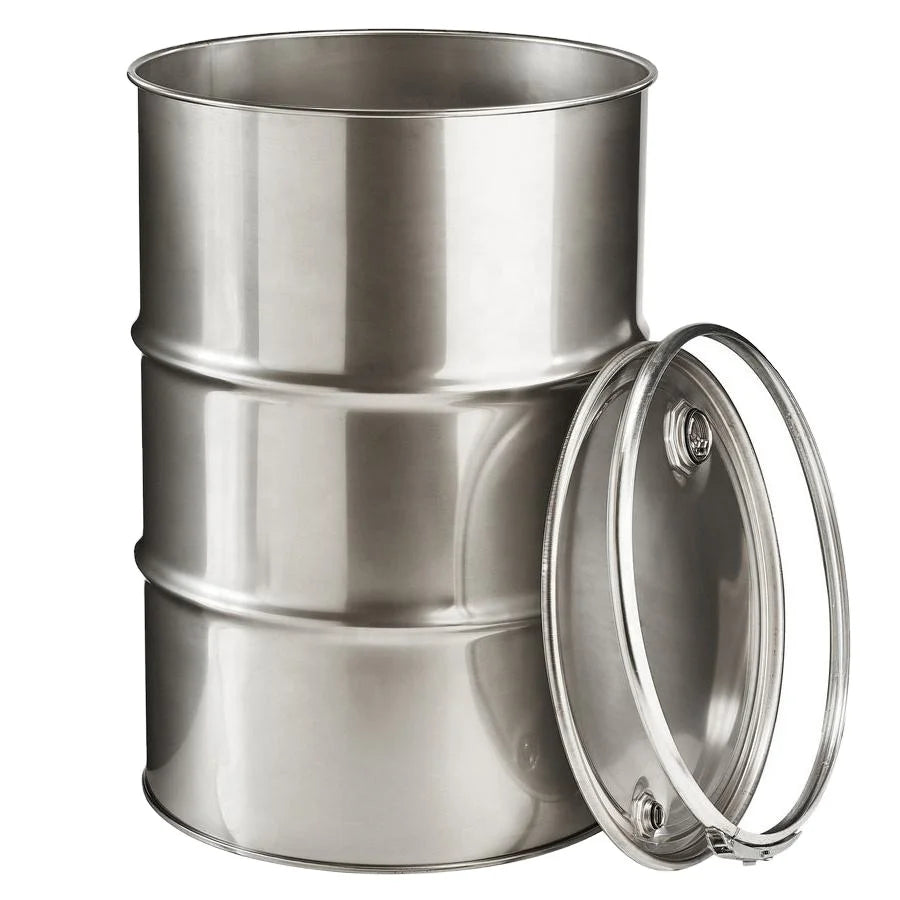 200L Stainless Steel Drum 55 Gallon Gasoline Barrel/Pail Durable Stainless Steel Product Category