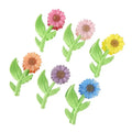 Women Girls' Frosted Simulation Sunflower Hair Claw Clips Hot Selling Wholesale Plastic Flower Hair Clip New Style Hair
