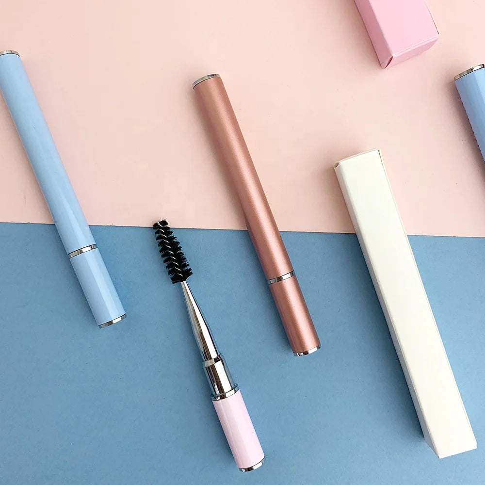 Custom Lash Brush Mascara Tubes Spoolies Set Eyelash Extensions Mascara Wand Set