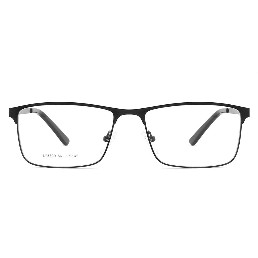 Hot New Vintage Half Eyebrow Metal Optical Eyeglasses Unisex Fashionable Square Glasses Frames