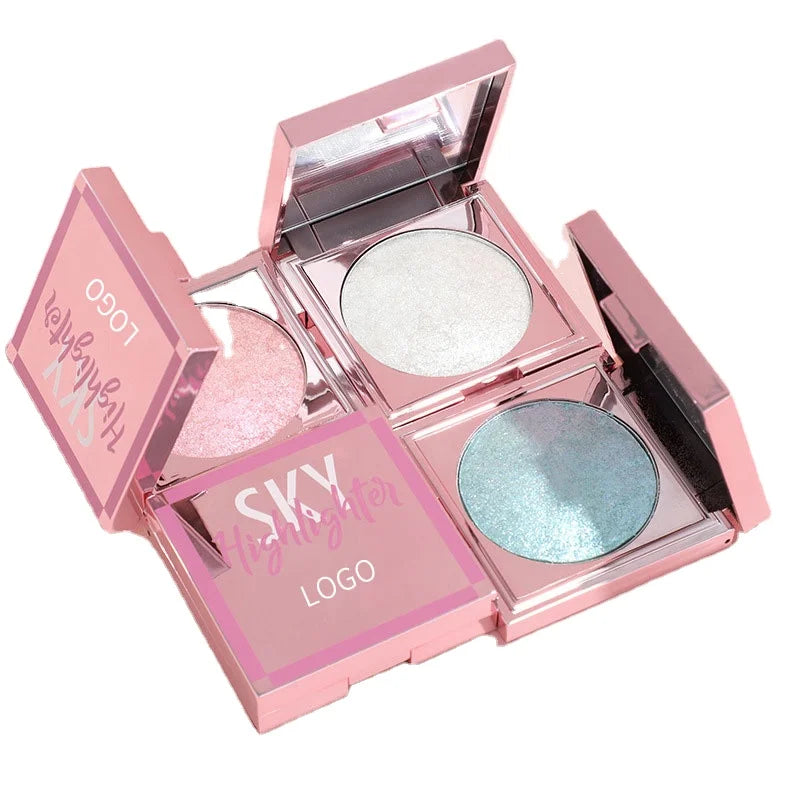 Waterproof Smooth Private Label Loose Highlight Makeup Shimmer Powder Body Highlighter