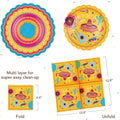 May 5 Mexican Festival-themed Disposable Tableware Set Used for Carnival Birthday Parties Barbecues Mexican Parties