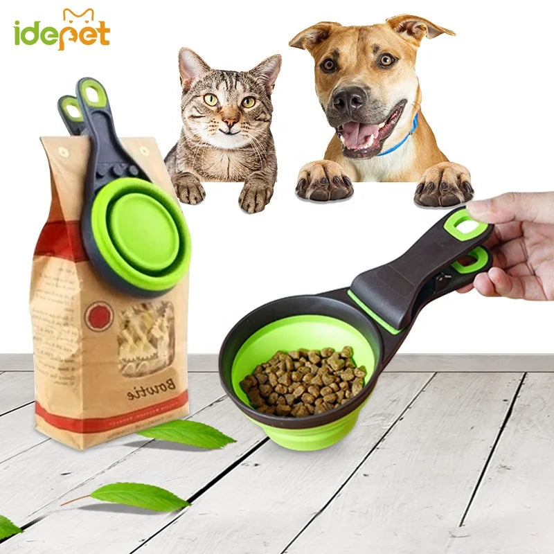 Dog Feeder Bowl Folding Silicone Outfit Portable Travel Bowl for Pet Utensils Small Medium Dog Bowls Pet Accessories