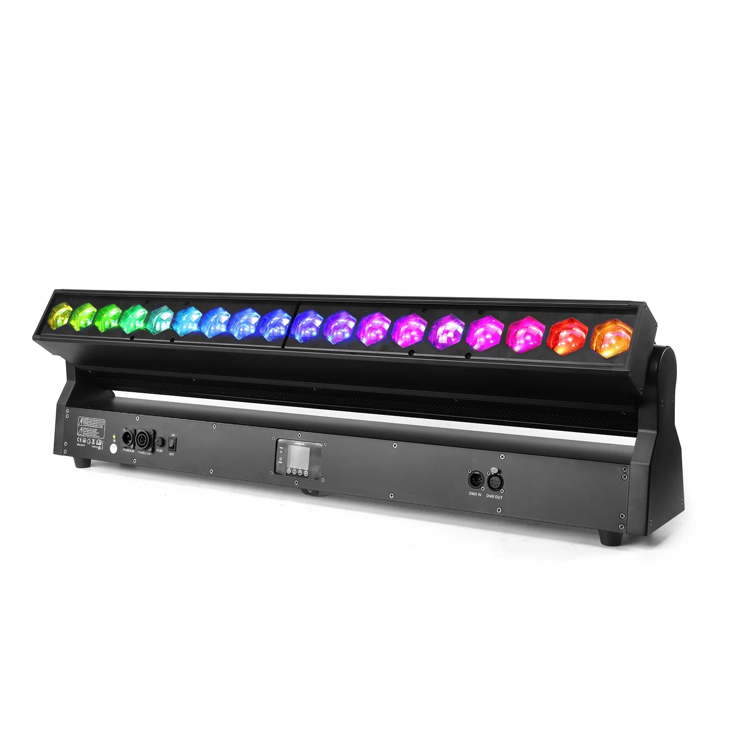 LEAHUA Moving Head Light Bar Zoom Beam Wash DMX512 18x40w RGBW 4in1 Pixel LED for DJ Disco Show Stage Disco Batten Light