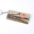 Custom Eco-Friendly Japanese Logo Metal Aluminum Keychain Cartoon Fashion Enamel Souvenirs for Japanese Tourism Promotional