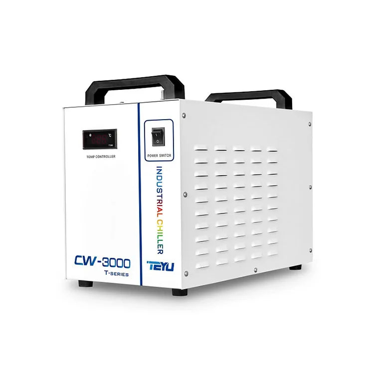 TEYU Mini Industrial Chiller CW-3000  Basic Passive Cooling for CO2 Laser Engraving Machine