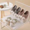 Wholesale New Arrival Cute Indoor House Slippers Female High Quality Winter Warm Slides Plush Insole TPR Outsole Animal Design