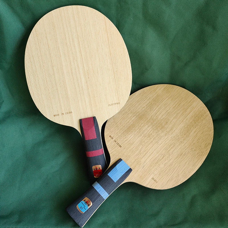 New ZhuoLong 971&977pro Fast Attack Table Tennis Racket 7 Layer 5 Wood +2ALC Offensive 971&977pro Fast Attack Table Tennis Bats