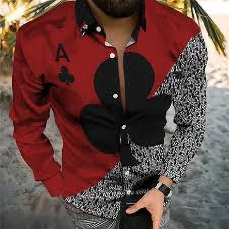 Wholesale Custom Men's Wedding Party Prom Shirt Full Sleeve Button Wrinkle-Free Business Shirts 6XL for Spring