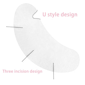Anrolash OEM Wholesale Cotton Non-Woven Eye Pads & Gel Pads Lash Extension Patches Custom Logo Label for Eyelash Extension Tools
