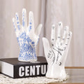 Redeco High Quantity Ceramic Hand Decor Ring Holder Jewelry Stand Home Decorations