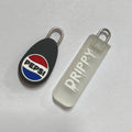 ZT-PPH-0020 Custom Fashion Logo Free Sample Pvc Rubber Zip Pullers Metal Accessories Nylon Zipper Sliders for Garment Bags