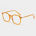Transparent Full Rim Square Computer Glasses Frame Lightweight Anti Blue Light for Women Men Daily Wear