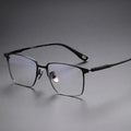 Black Titanium Eyeglass Frames Made in Japan Eye Glasses Maker Man Optical Square Glasses Frames Eyewear Spectacles