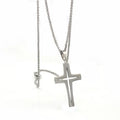 316L Stainless Steel Minimalist Style Seal Cross Chain Necklace for Men Jewelry Accessories Gift
