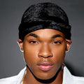 HZM-22365 Designer Velvet Durag Headbands Turban Head Wrap Head Band for Women Men