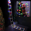 3.65m LED Christmas Decorative Ladder Lights Santa Stars Style Indoor Outdoor Holiday Party Decorations Ladder Lights