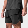 Men Mid Canvas Drawstring Shorts Pocket Windproof Breathable Quick-Dry Gym Training Sports Casual Fitness Workout Running