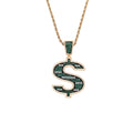 CN256 Men Brass Setting   Pendant Iced Out Cubic Zircon Necklace Hip Hop Gift Jewelry Bling Bling