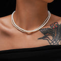 NEW VINTAGE ELEGANT OCEAN ROCOCO STYLE BEADED CHAIN NECKLACE Dazan 2025 18k Gold Plated Tarnish Free Stainless Steel JEWELRY
