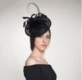 X1585 Elegant Vintage British Bowler Hat Adults Fashionable Millinery Fascinators Banquet Parties Royal Ascot Style Made Straw