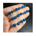 Crystal Healing Stones Stud Earring 925 Sterling Silver Setting rare Natural Crystal Gem Blue Aptite Ear Stud
