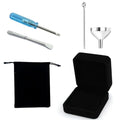 Small Portable Velvet Necklace Ring Suitcase Storage Jewel Box Velvet Bag Packaging Slot Screwdriver and Other Storage Tools