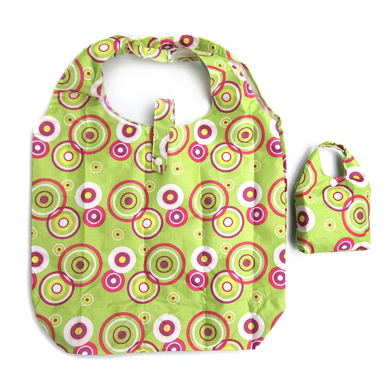 New Custom Expandable Tote Bag Folding Shopping Bag Reusable Grocery Food And Vegetable Bag