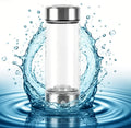 YenvQee C Charging Glass Body New Outdoor Car SPE/PEM Electrolytic Alkaline Hydrogen Rich Water Generator Bottle