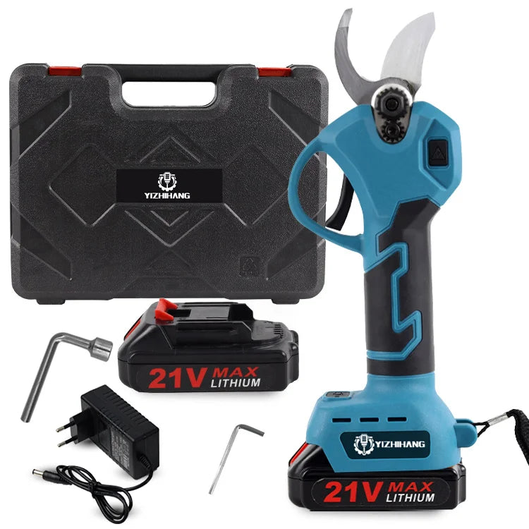 APS46 Professional Cordless Lithium Battery Pruner Machine Electric Branch Cutting Shears for Garden Use