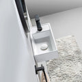 Rectangle Pia De Banheiro Wall Mounted Bathroom Ceramic Wash Basin Sink Hotel Lavabo Hanging WashBasin