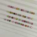 Colors Natural Tourmaline 1mm to 3mm Round Cut Original Green Tourmaline Stone