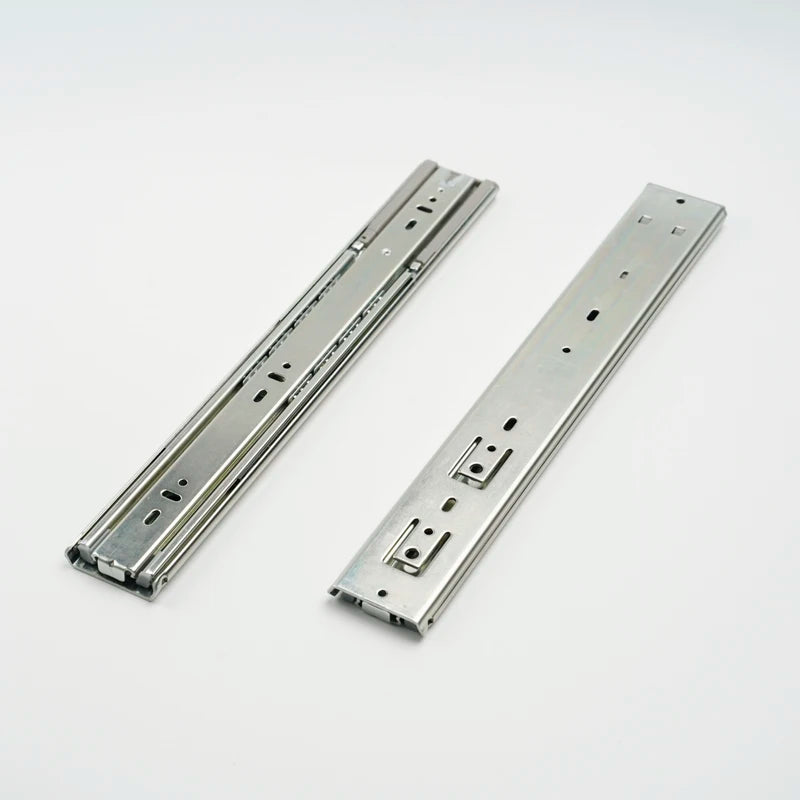 3-Fold Heavy Duty Hydraulic Rail Drawer Slide Soft Close 53mm 3-Fold Sliding Rail for Factory Drawers Drawer Slide