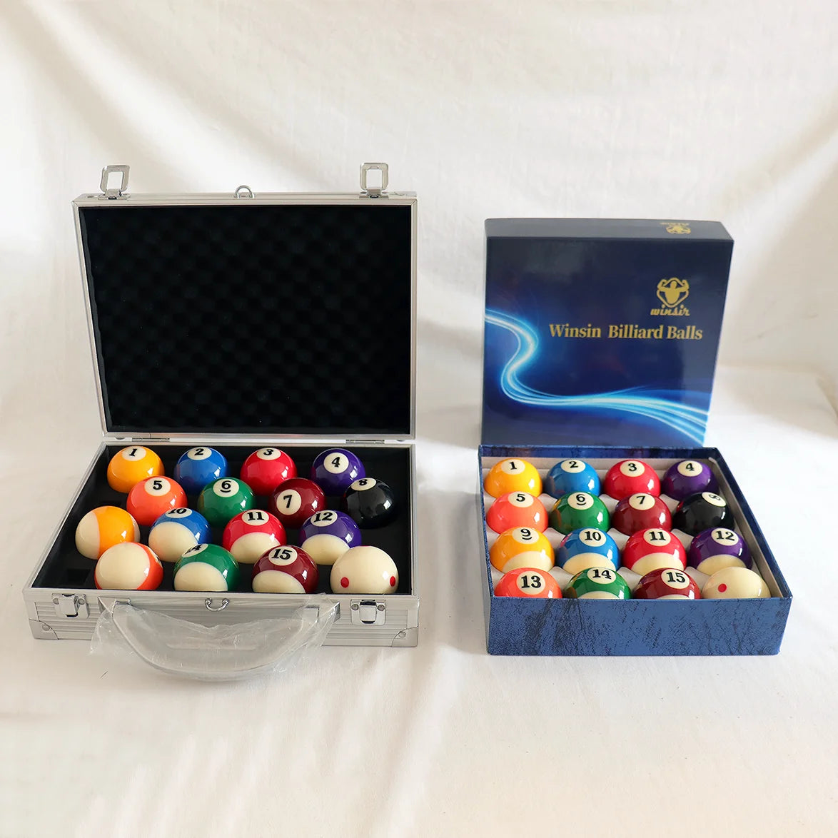 16pcs High-Quality Billiards Equipment Gold Medal Pool Table 3A Grade Large 57.2mm Snooker & Billiard Balls Set