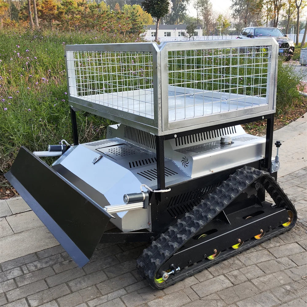 Lawn Mower With CE EPA Certificate Factory Cheap Price Grass Robot Slope Crawler Remote Control