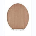 Modern O-Shape Design Reusable Wooden Printed Toilet Seat Cover for Bathroom WC Toiletten