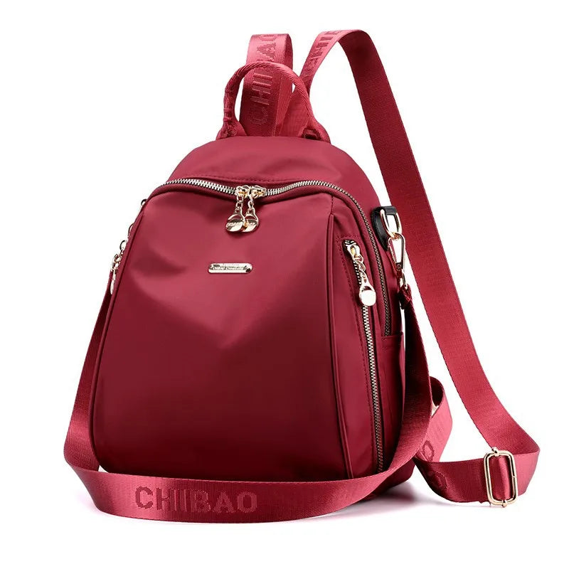 Personalized Chinese Ethnic Design Waterproof Oxford Women Schoolbag Casual Outdoor Bag
