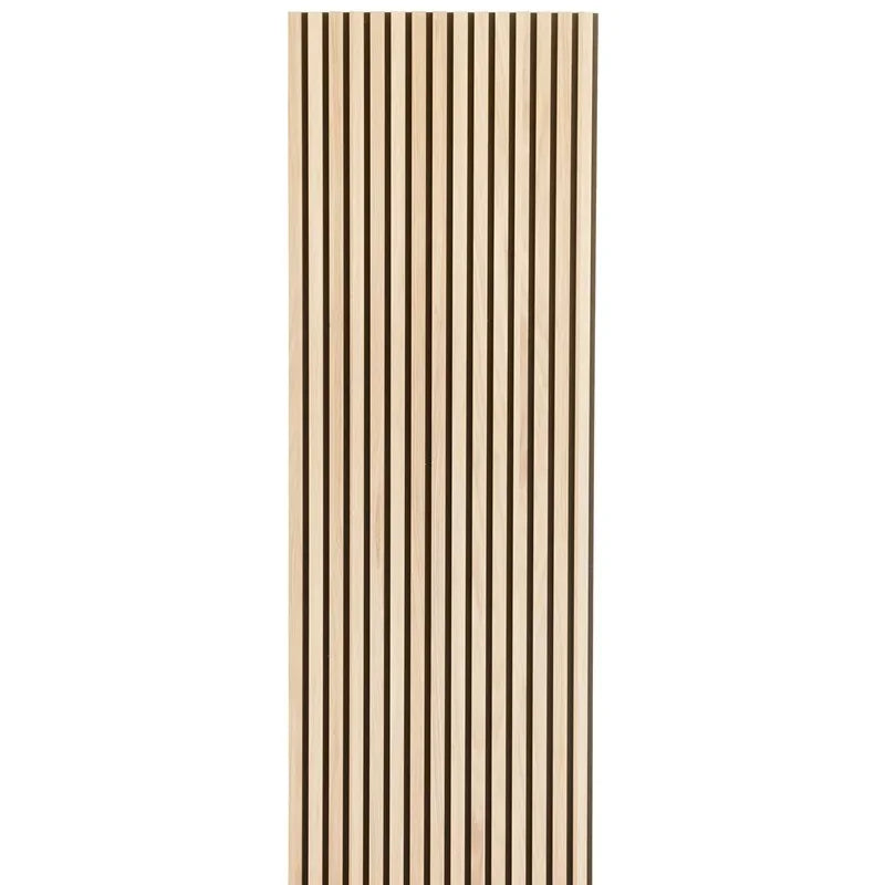 Soundproof Wood Slat Acoustic Panels Akupanel Natural Wood Veneer MDF Slat Acoustic Panels for Interior Decor