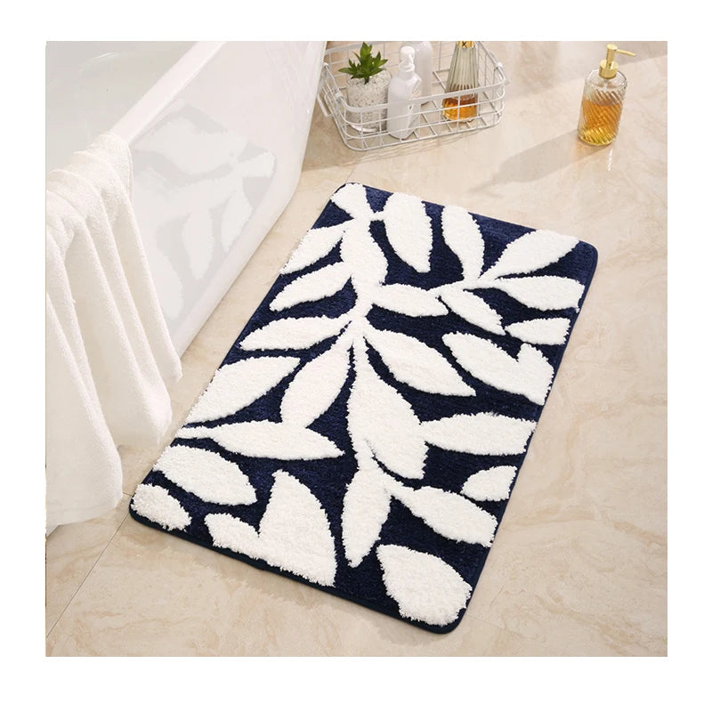 New Office Doormat Home Living Room Blanket Microfiber Tufted Machine Washable Plush Bathroom Floor Mat