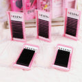 Vegan Cruelty-Free Lash Trays Wholesale 0.05mm Thickness 7-25mm Length Natural Long Eyelashes Double Heated Curl