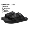 Custom Summer/Winter Mesh Cushioning Slippers for Men Women Breathable Anti-Slip PVC Upper Printed Outdoor Design
