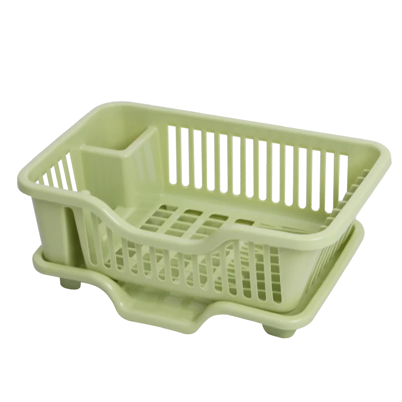 Side Sink Design Kitchen Drain Basket Dish Drying Rack Storage Holders & Racks With Utensil Holder and Drainboard