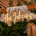 Wedding Custom Neon Sign Neon LED Letter Light up Neon Led Sign Custom logo Ceremony Backdrop Event Styling Display
