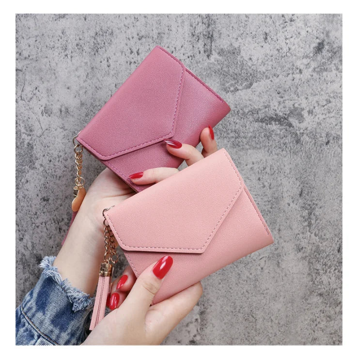 YY Multicolor Designer Women's Short Leather Wallet | Card Holder Purse | Classic Zipper Pocket