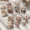 Wholesale Luxury Crystal Hair Accessories Barrette High Quality Shinning Rhinestone Hair Clips Set for Woman