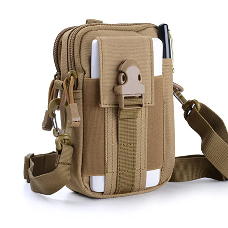 Multipurpose Polyethylene Tool Gadget Holder Crossbody Bags Nylon Utility Camping Hiking Waist Bags Tactical Wallet
