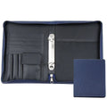 Modernqiu Custom Logo A5 Fabric Ring Binder Business Briefcase  Portfolio Filing Document Products for Office Use